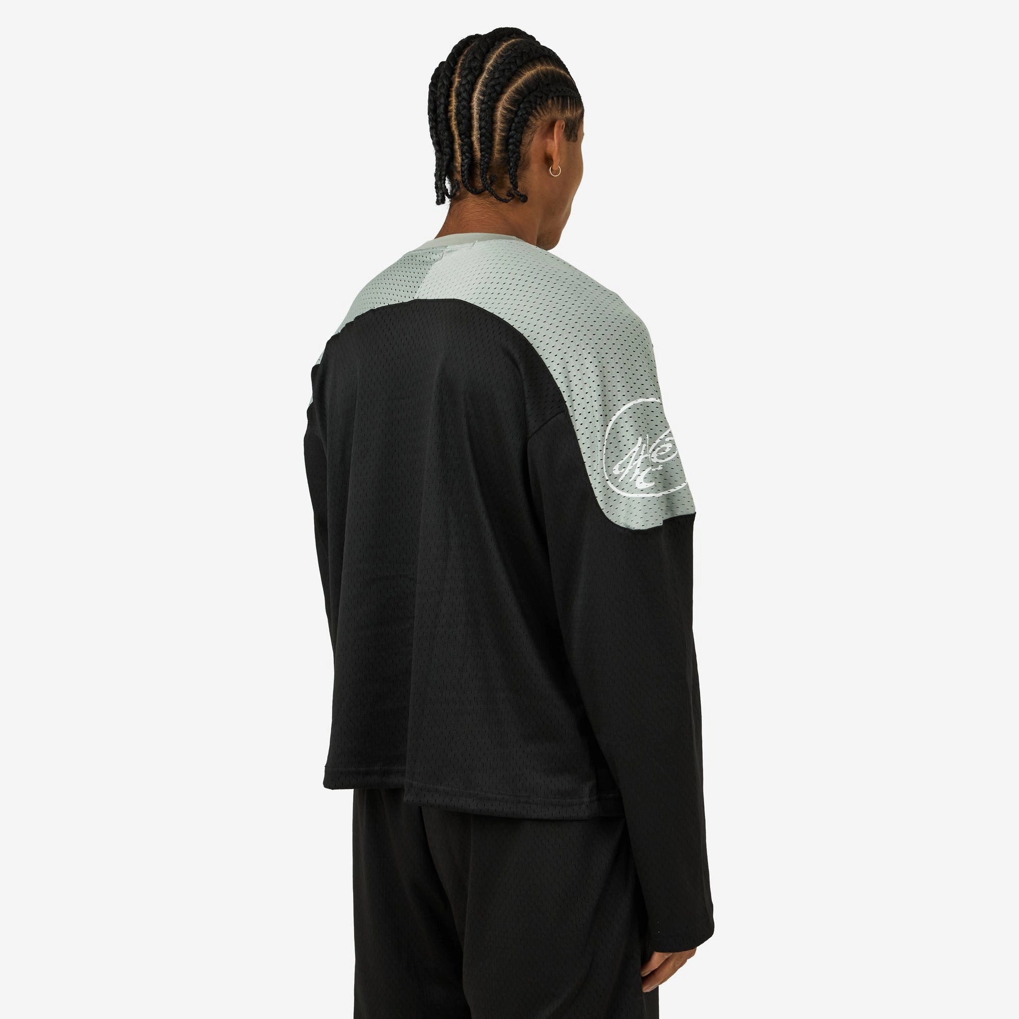 4YE Signature Mesh Jersey Black / Grey wrap silhouette