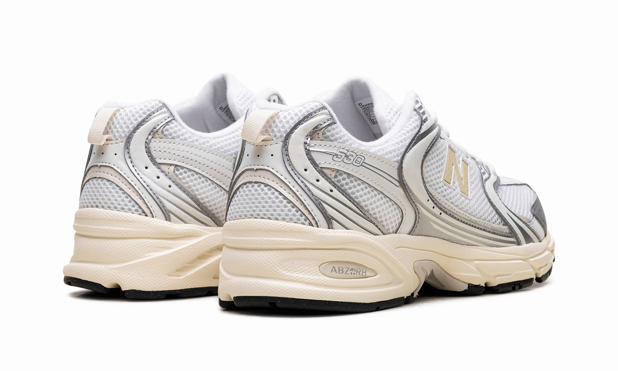 530 "Silver Metallic / Linen" Breathable Inner Lining Motion Control Arch