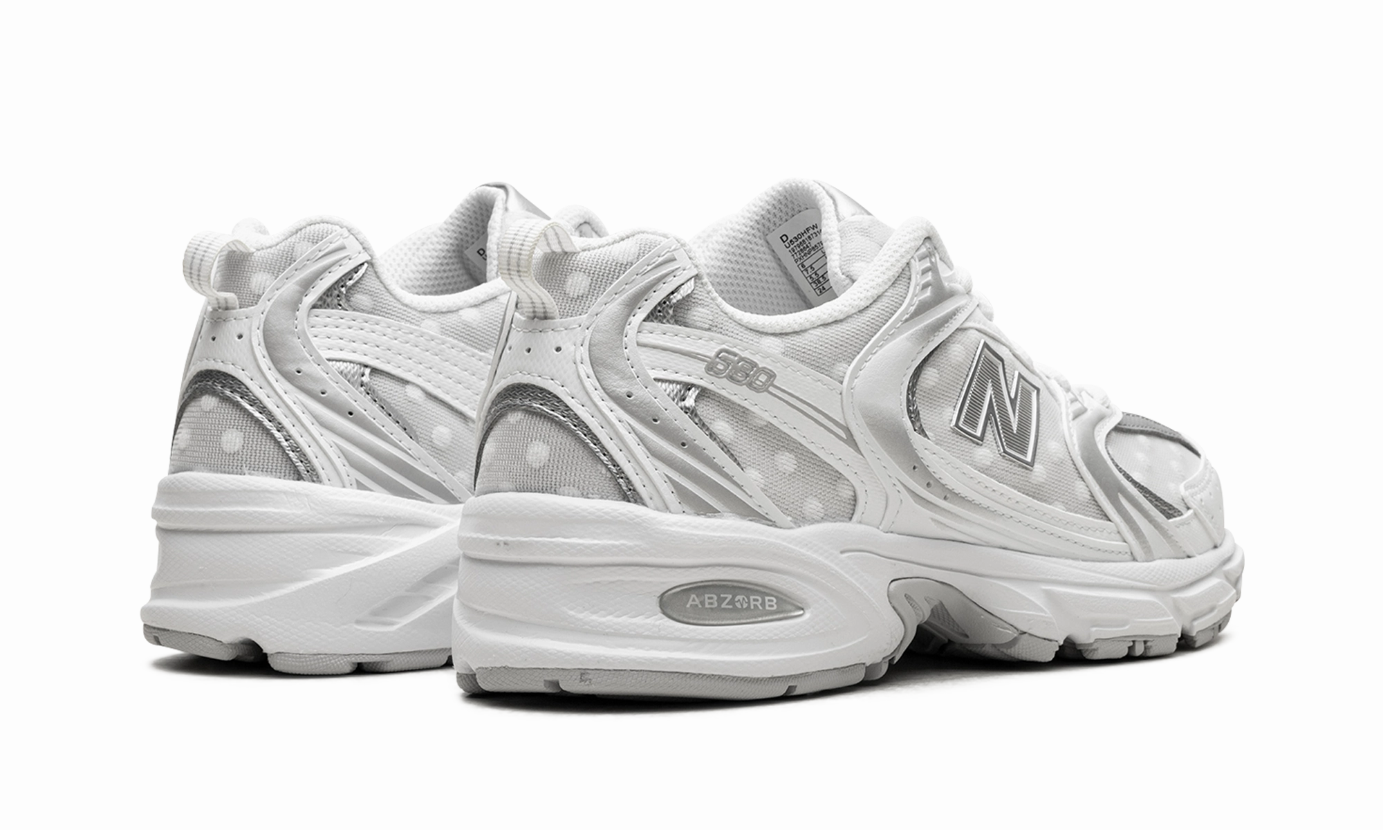 Rigidity to Flex Ratio 530 "Silver Metallic Polka Dots"