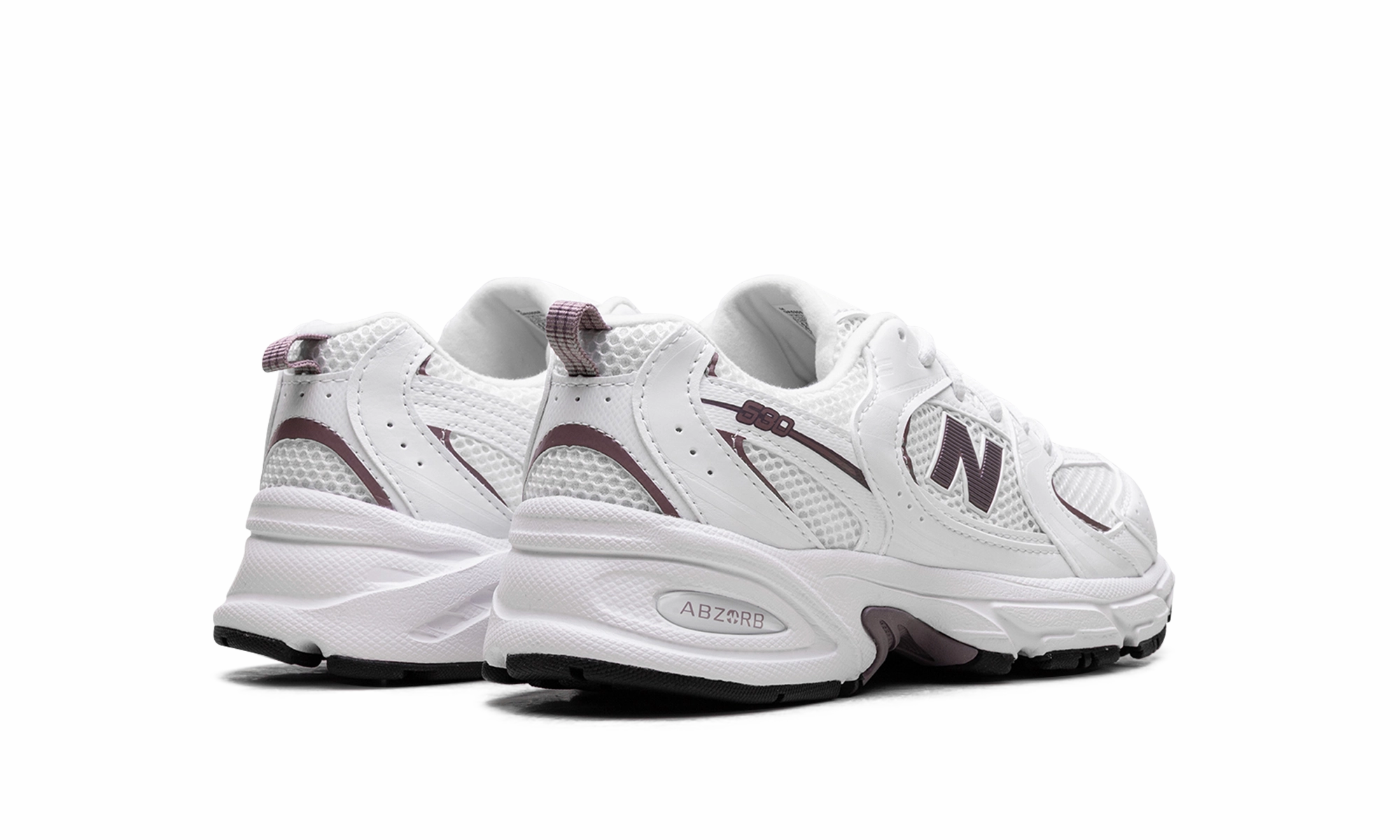 Running   Ready Hyper Compression Molding 530 "White / Dark Ice Wine"