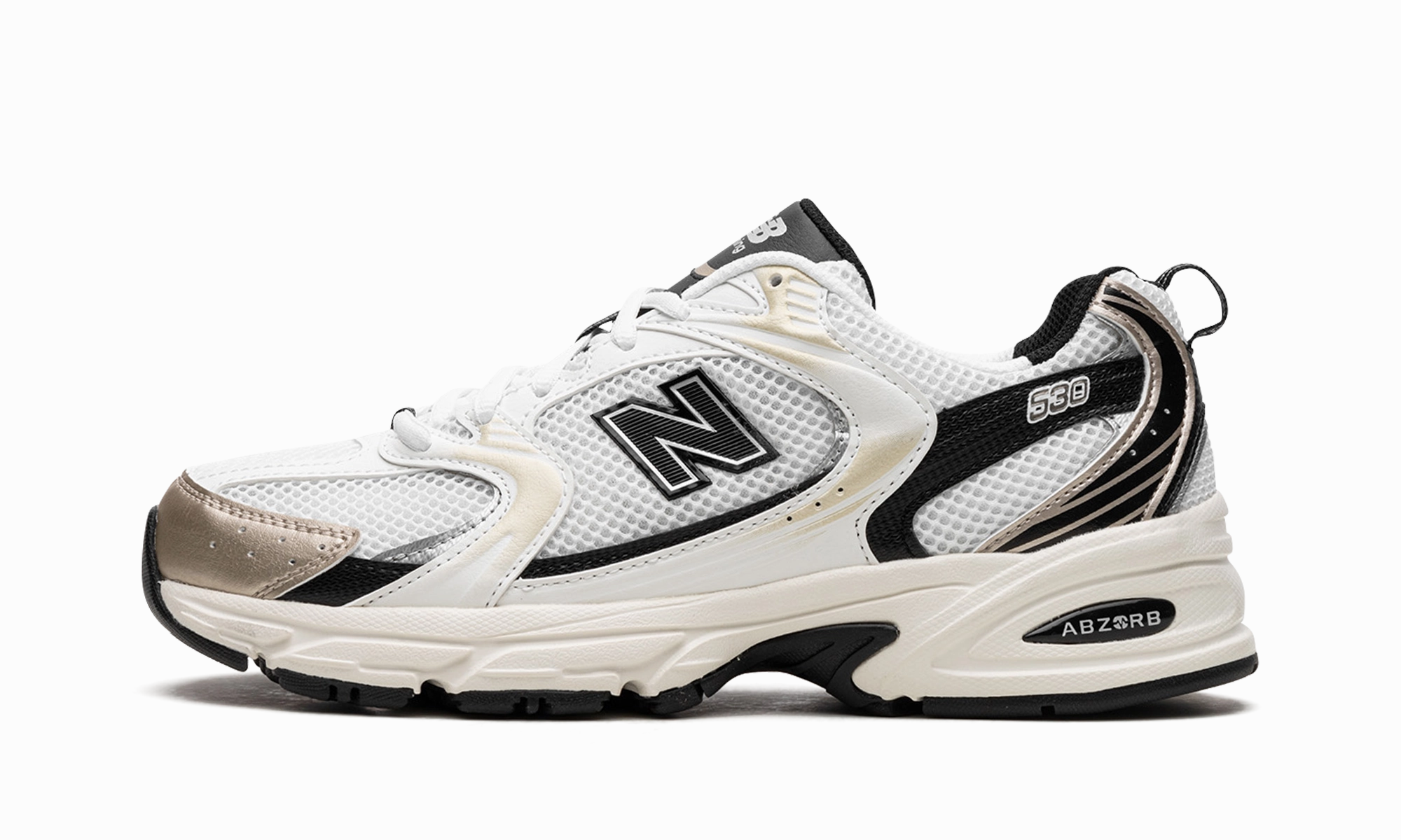 530 "White / Gold / Black" Hydrophobic Upper Treatment