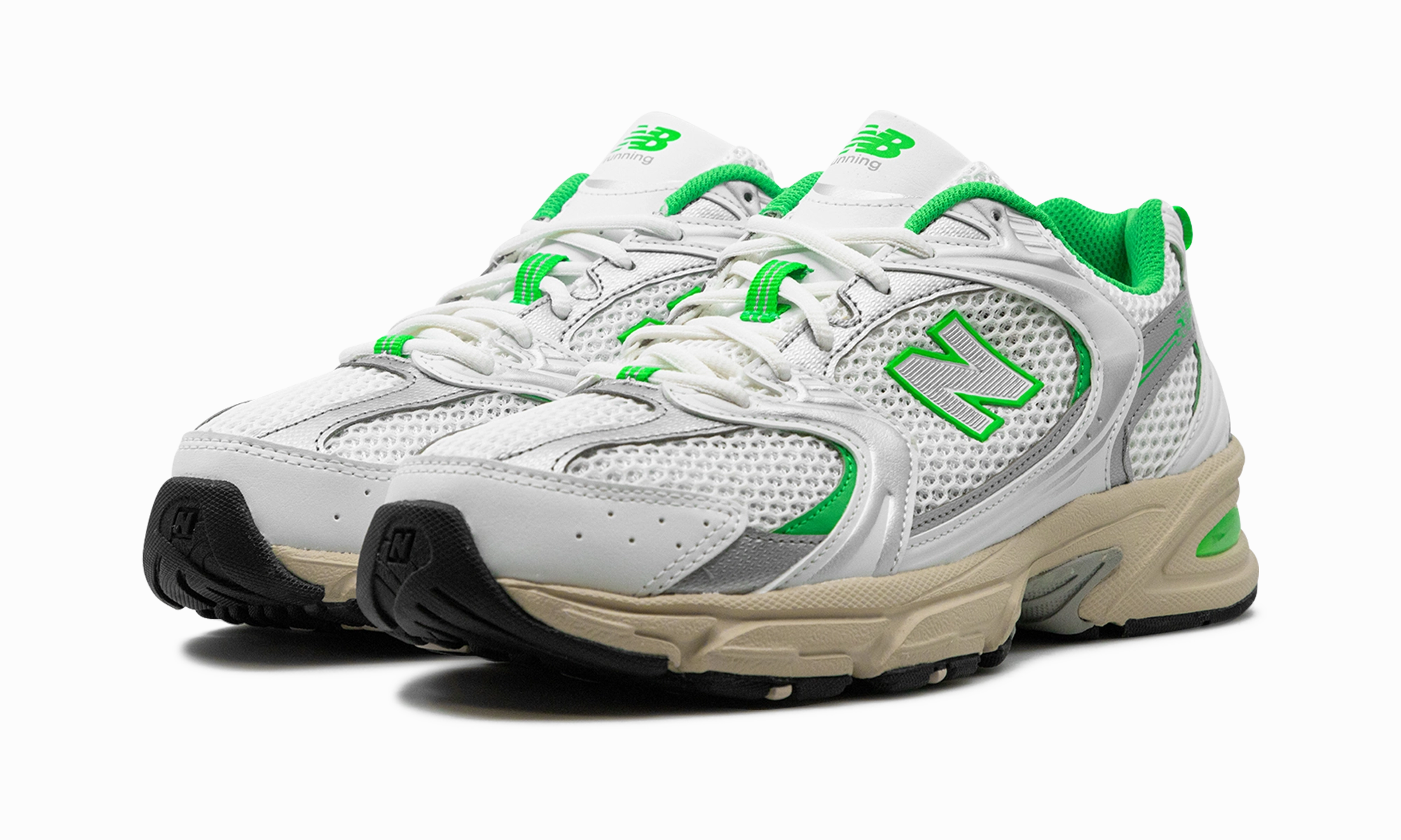 530 "White / Palm Leaf" Tension Dispersing Outsole Enhanced Ankle Support