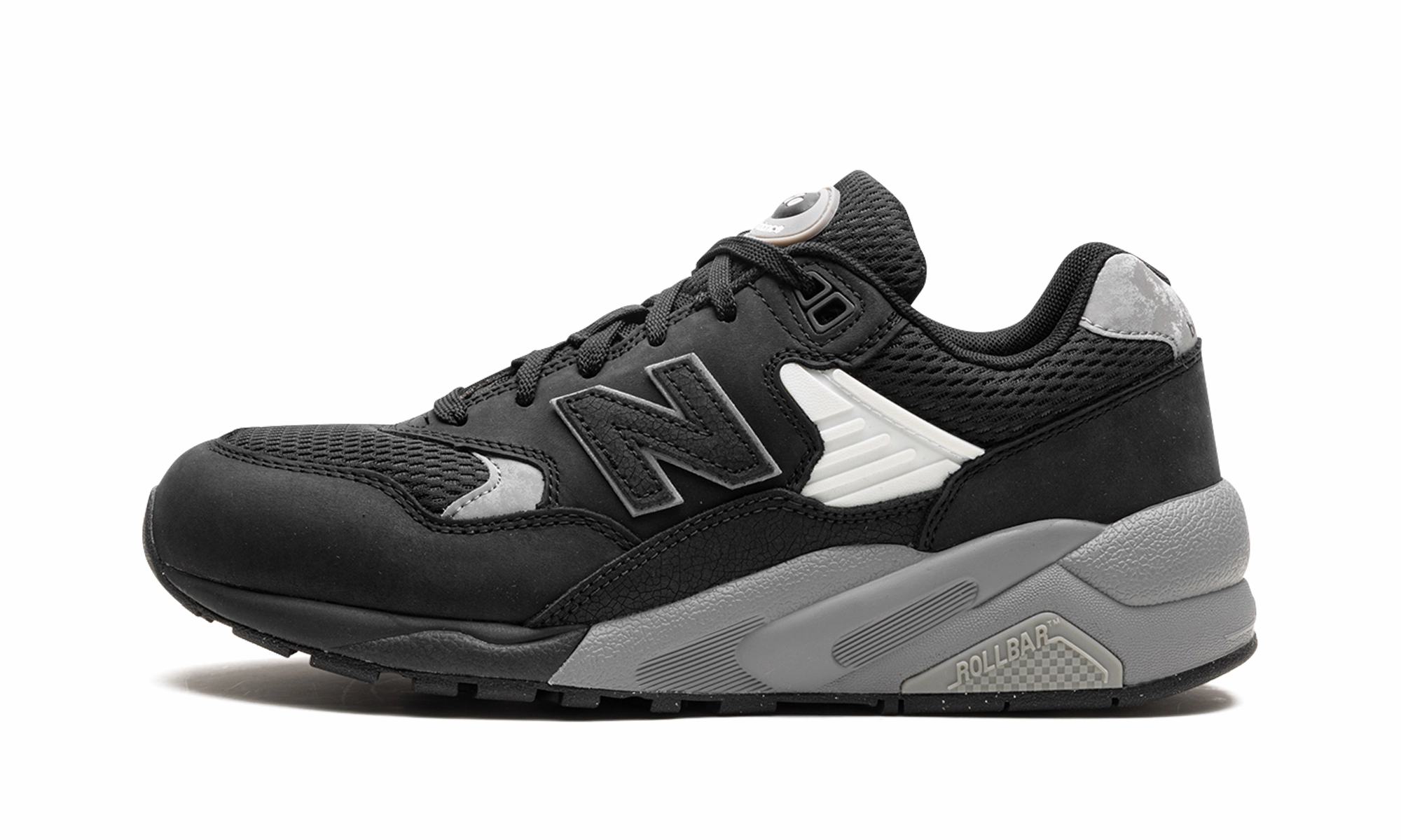 Comfortable Back Quiet Walk 580 "Black Shadow Grey Silver Metallic"