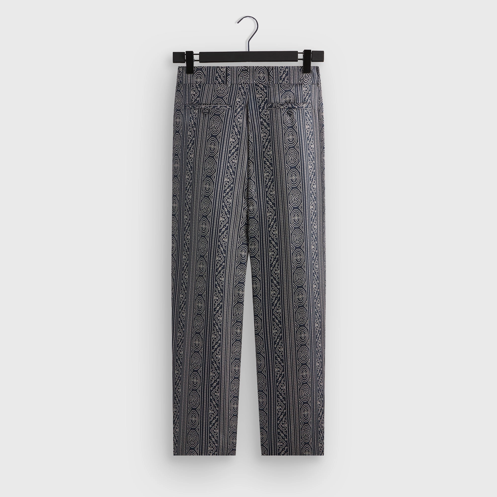 &Kin Batik Stripe Pleated Ari Trouser - Nocturnal Sporty Cut