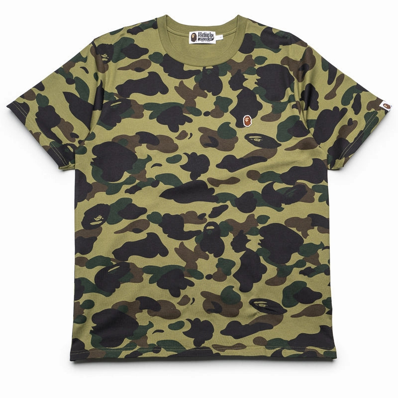 A Bathing Ape 1st Camo One Point Tee - Green badminton RV park