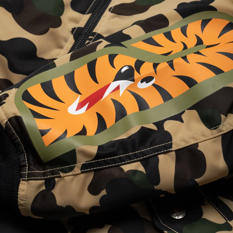 A Bathing Ape 1st Camo Shark MA-1 Jacket - Yellow popular in Asia Enhance