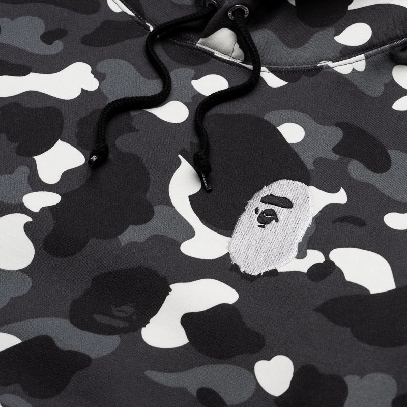 Themed wear Panda like A Bathing Ape City Camo Ape Head Pullover Hoodie - Black