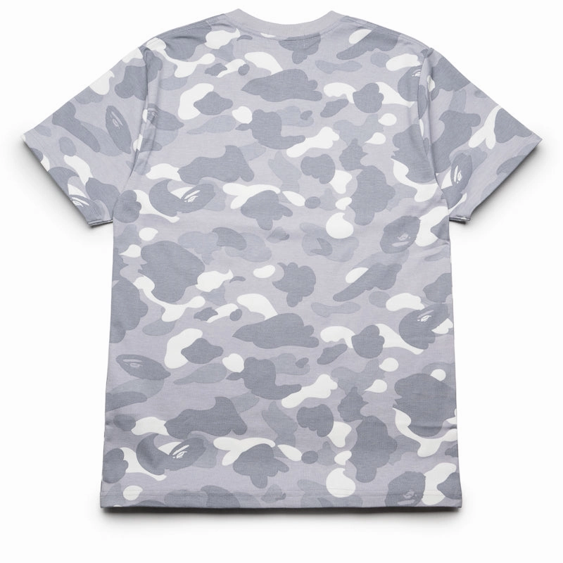 A Bathing Ape City Camo Ape Head Tee - Grey board shorts silhouette eyelet