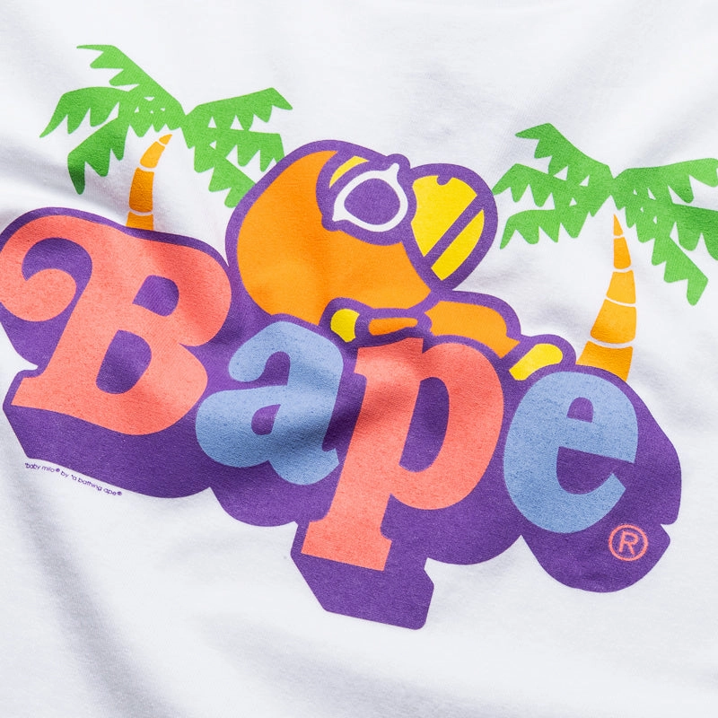 Hand washable A Bathing Ape Colors Milo On Bape Summer Tee - White