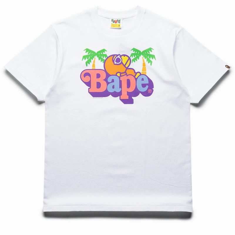 A Bathing Ape Colors Milo On Bape Summer Tee - White Formal Wear