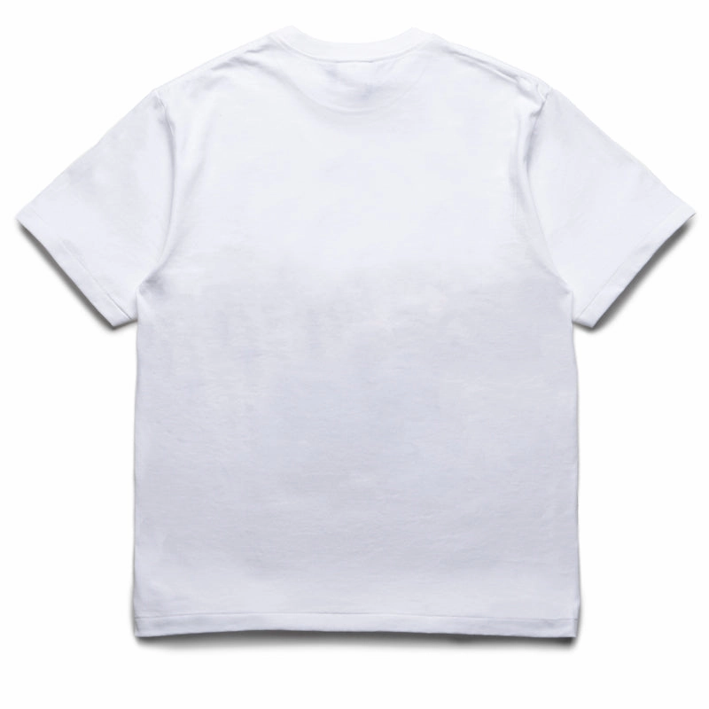 A Bathing Ape Tree Edge Camo College Tee - White/White Bow Eco Friendly Dye Process
