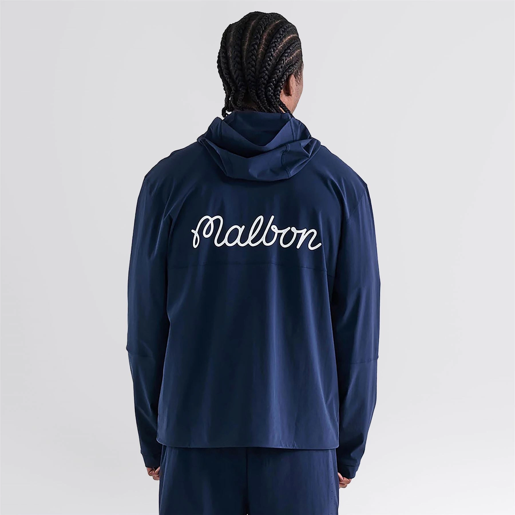 Rainy Season muted shades Performance Full Zip Shell Jacket Navy