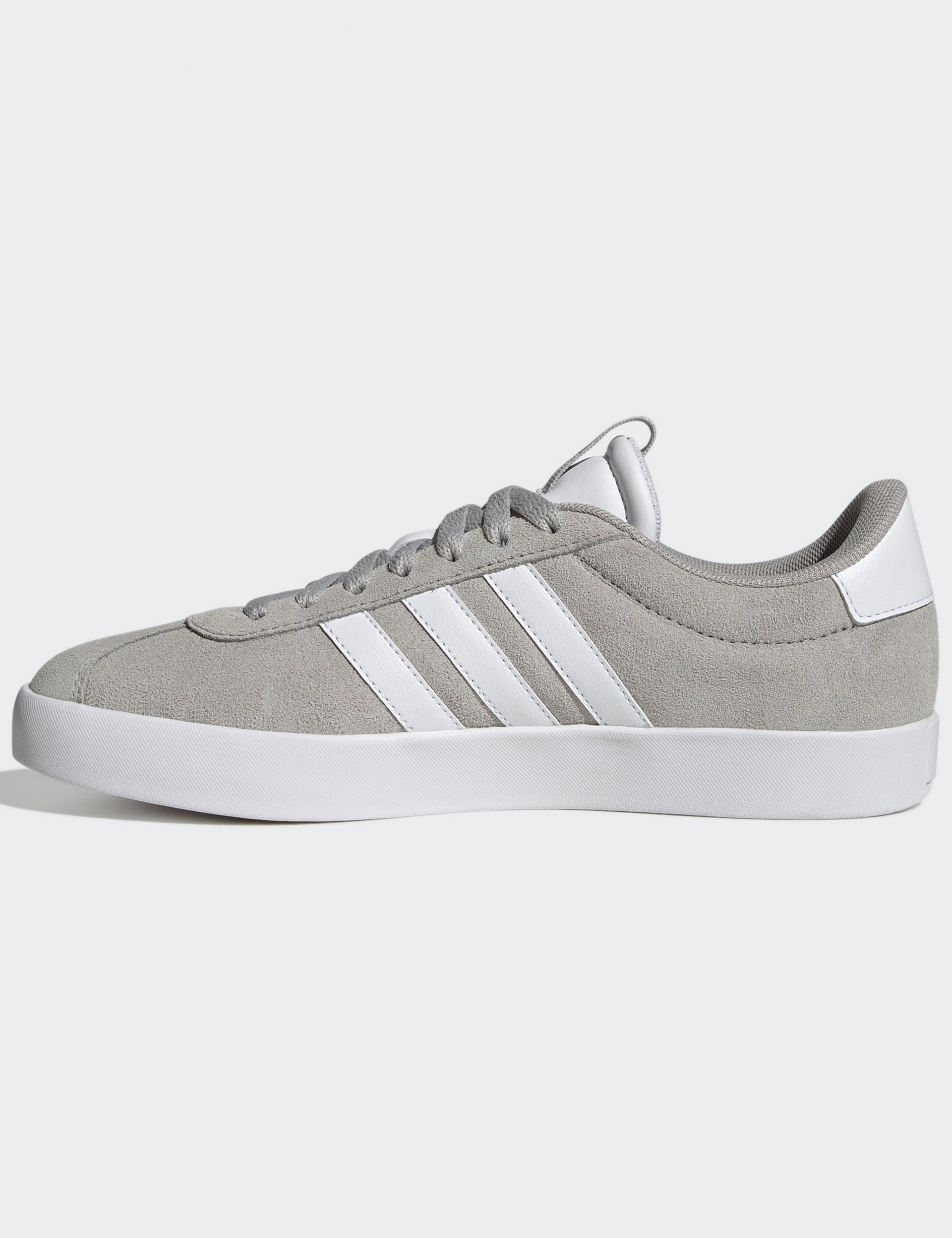 VL Court 3.0 Shoes - Grey Two/Cloud White/Silver Metallic Soft Steps