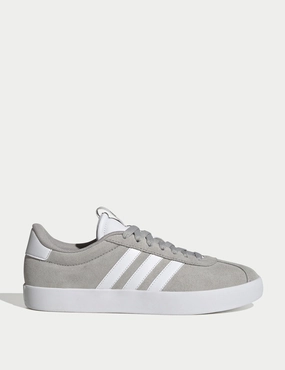 VL Court 3.0 Shoes - Grey Two/Cloud White/Silver Metallic AdjustableStrap