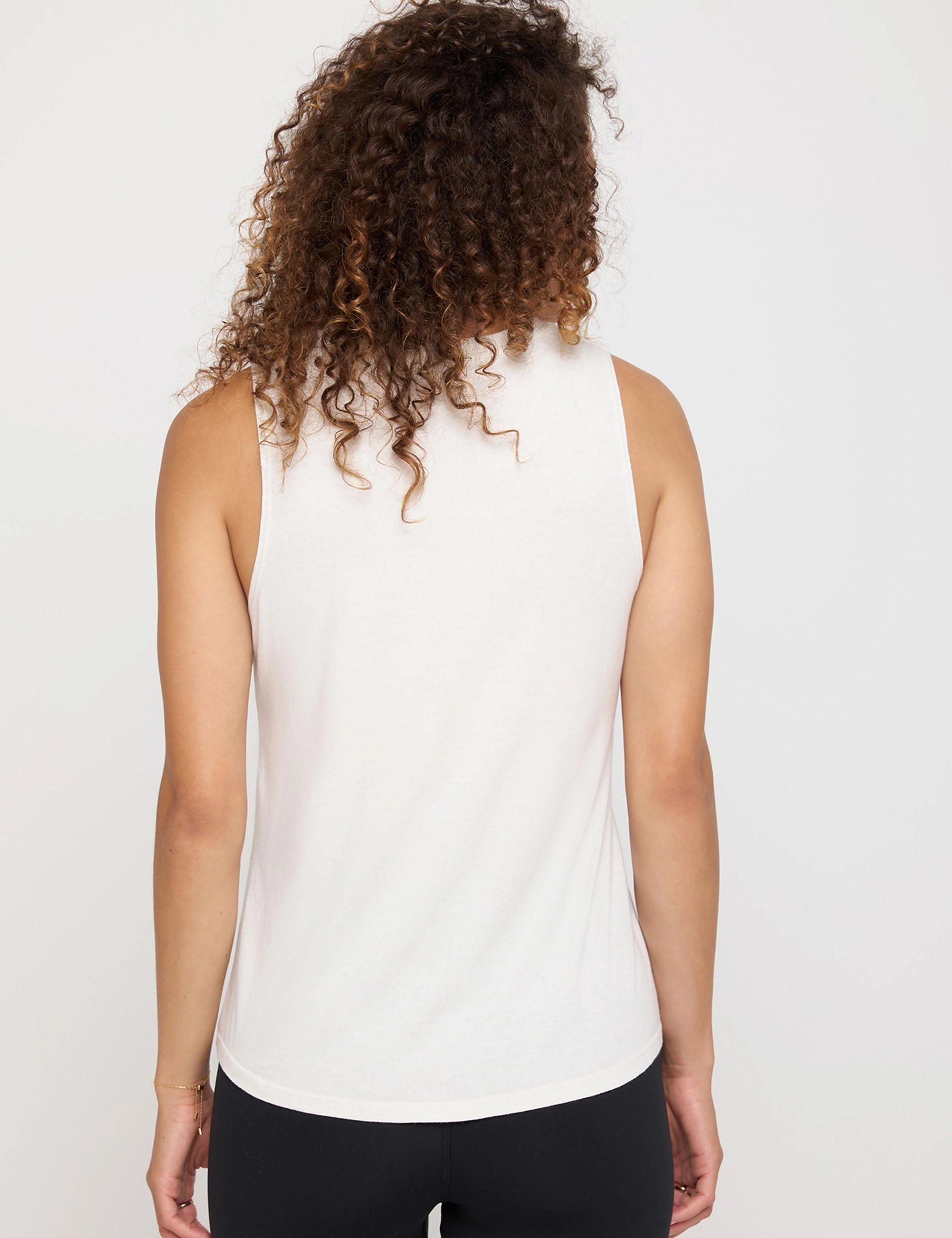 Abundance Jade Muscle Tank - White battlefield Thermal Regulation Weave