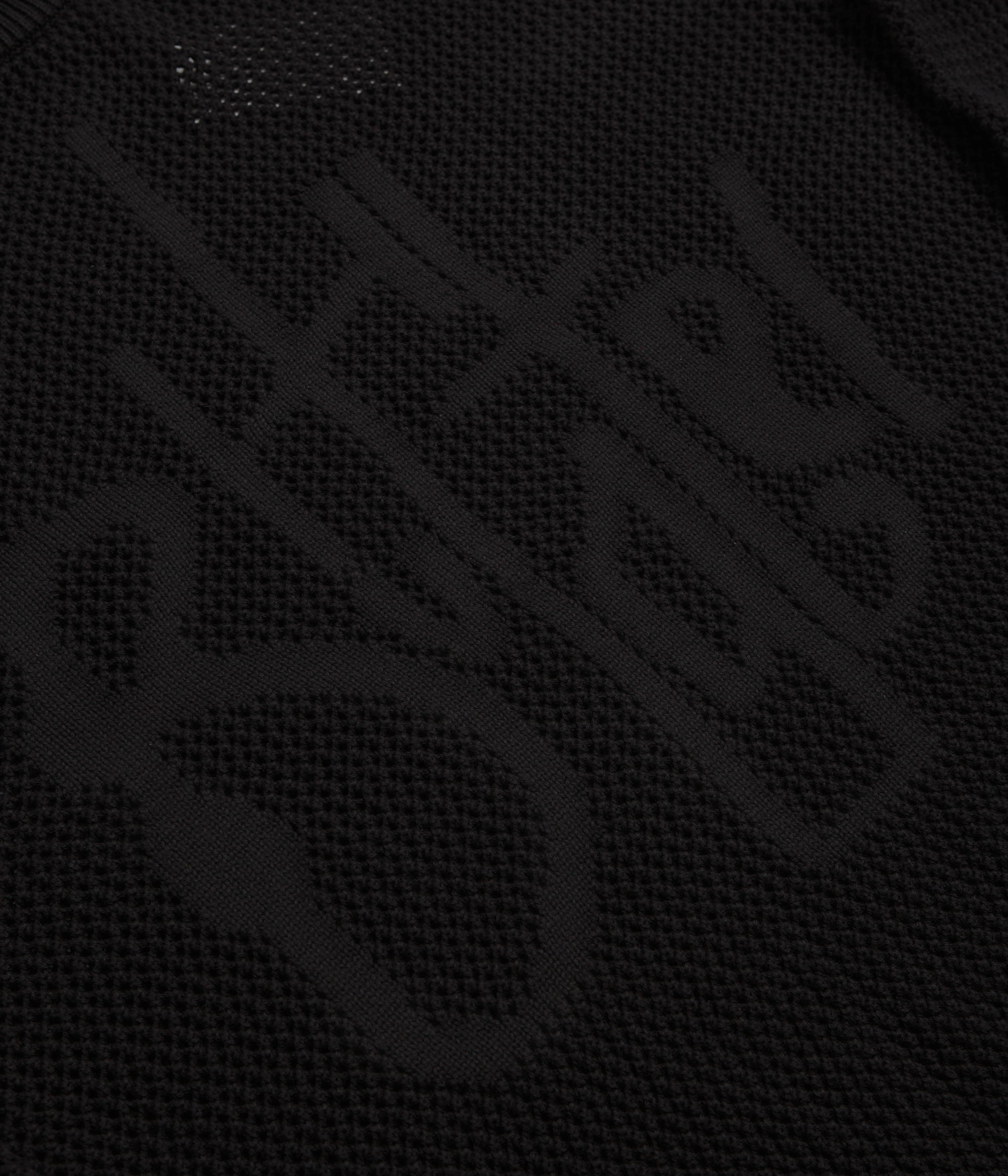 Butter Goods Scribble Knit Sweatshirt - Black product ribbon playfulness