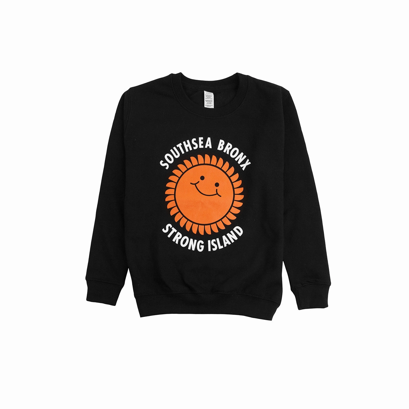 product return policy product ring elegance Southsea Bronx Strong Island Kids Sweatshirt - Black