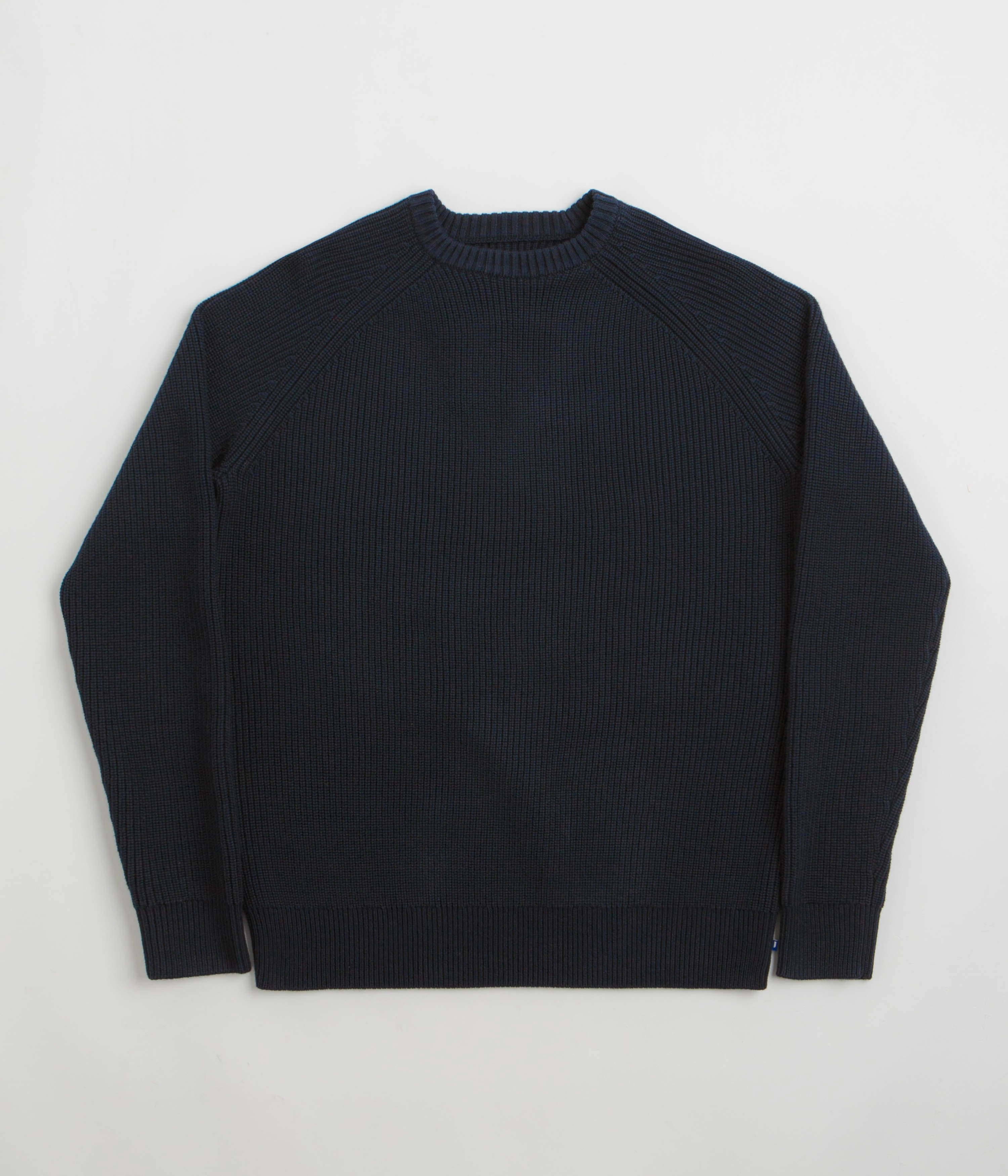 product business casual suitability Uskees 7013 Knit Crewneck Sweatshirt - Midnight Blue