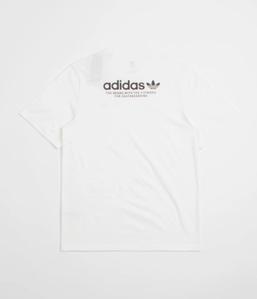 Adidas 4.0 Logo T-Shirt - White / Black / Black spring season