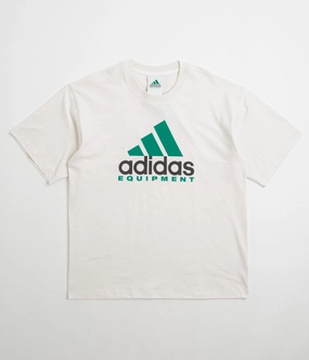 Printed Adidas EQT T-Shirt - Cloud White