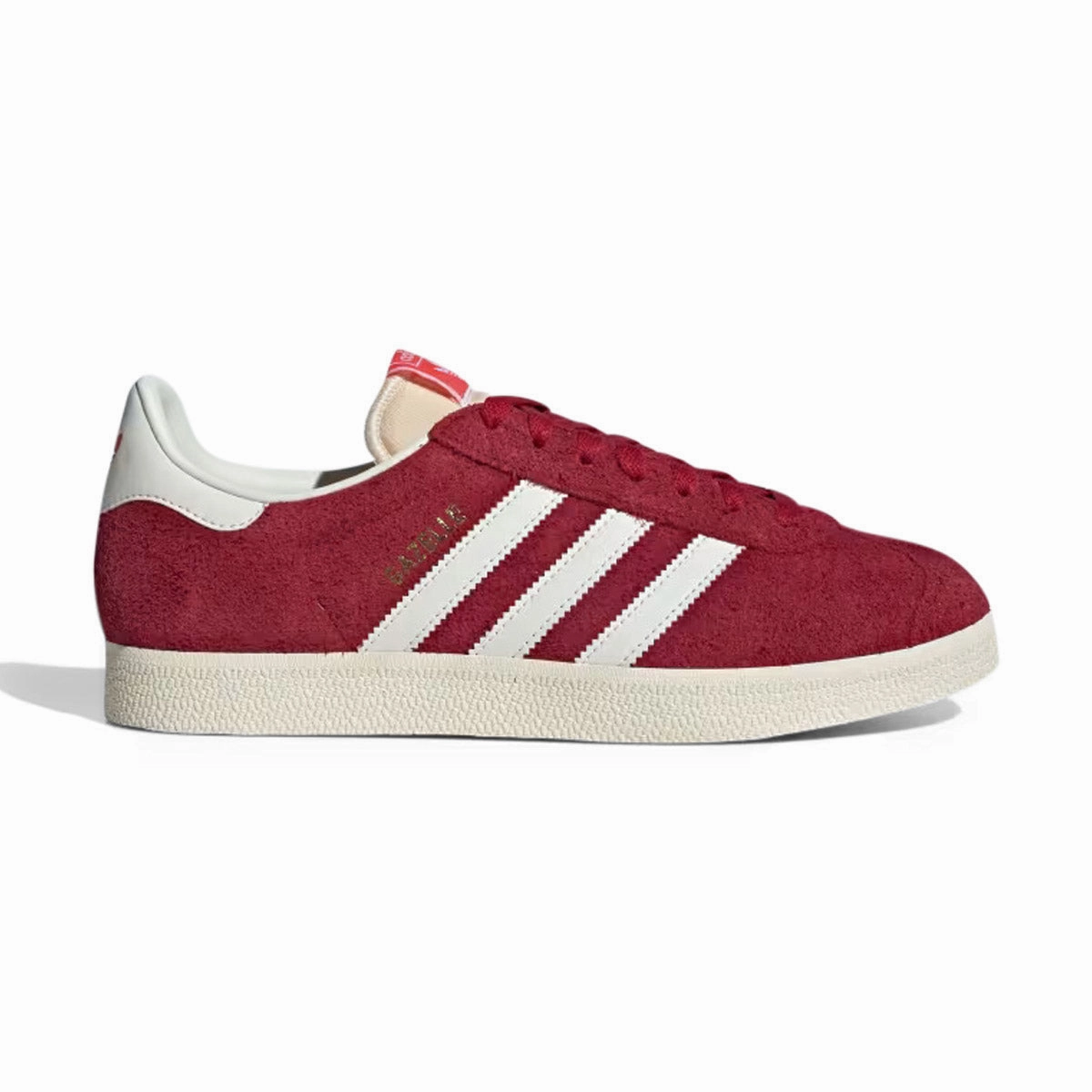Adidas Gazelle 'Team Victory Red Off White Cream White' Men's Shoes Soft Leather Tree Run
