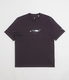 Adidas Henry Jones Defeat T-Shirt - Aurora Black Knee Length