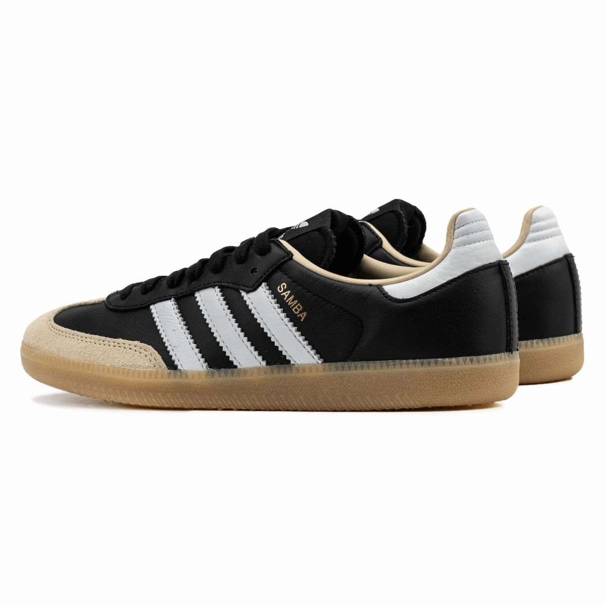 Adidas Men's Samba OG Off White/Core Black/Gum 3 Dual Layer Foam Urban Commuter