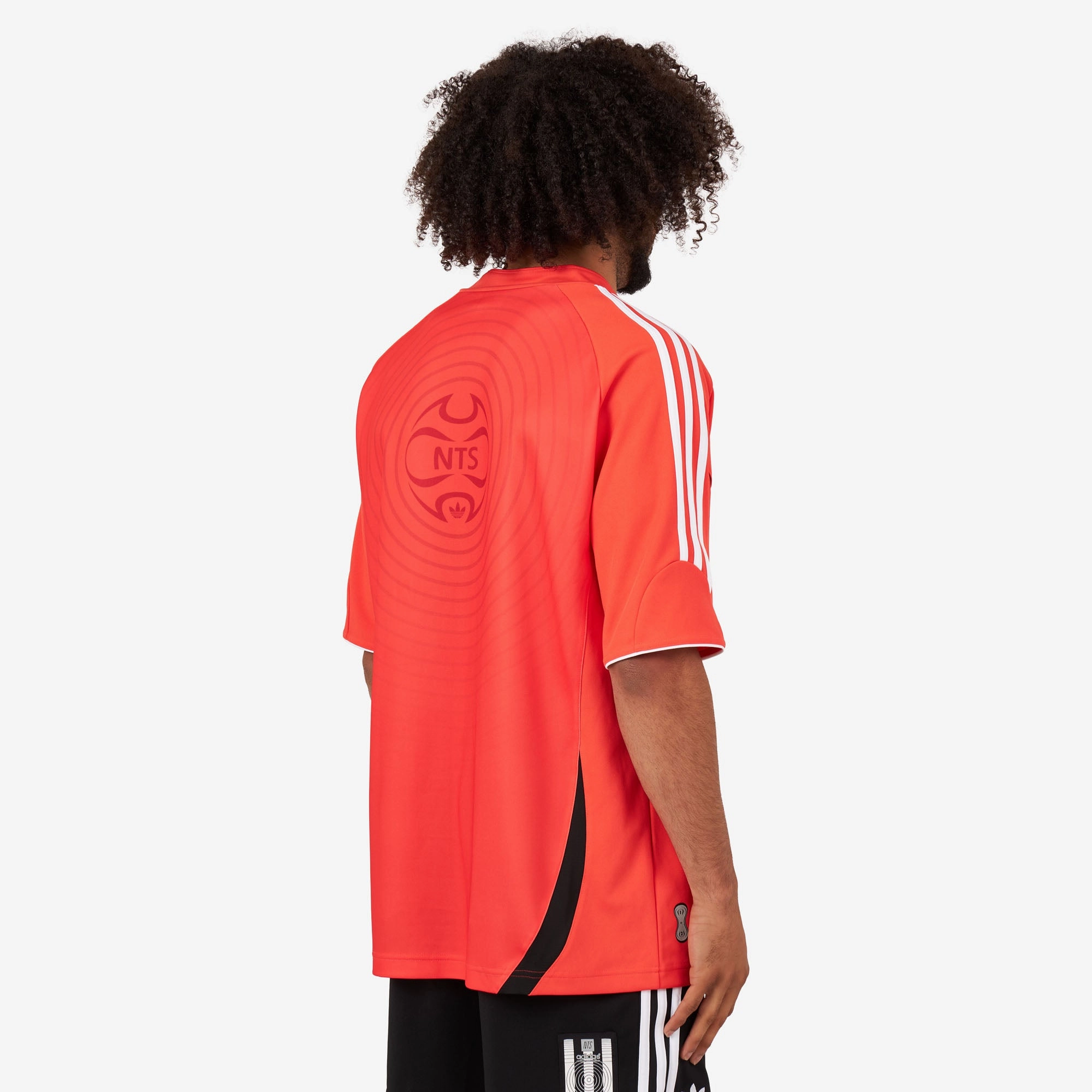 adidas Originals x NTS Radio Jersey Solar Red / Black - White picnic clothes Pastel Shade