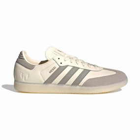 Cool Fit Heat dissipation Adidas Samba Lionel Messi 'Cream White' Men's Shoes