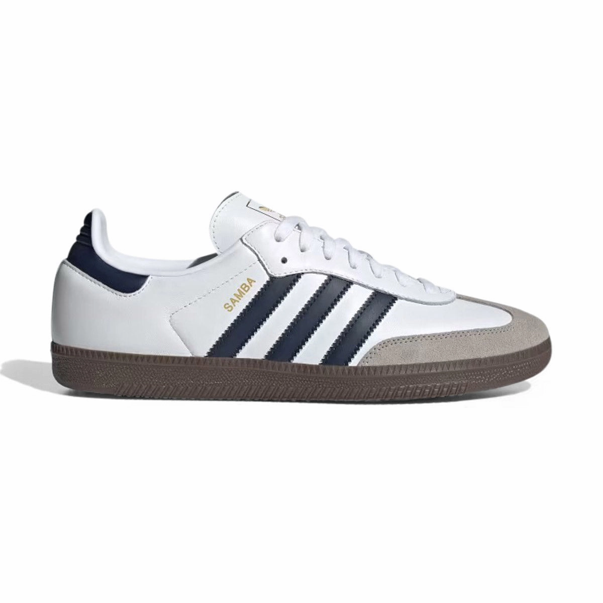 On Road Win Hike Adidas Samba OG 'Cloud White Night Indigo' Men's Shoes