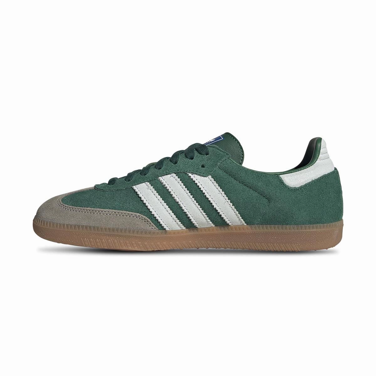 Flexible Comfort Shoes. Adidas Samba OG 'Collegiate Green Gum Grey Toe' Men's Shoes