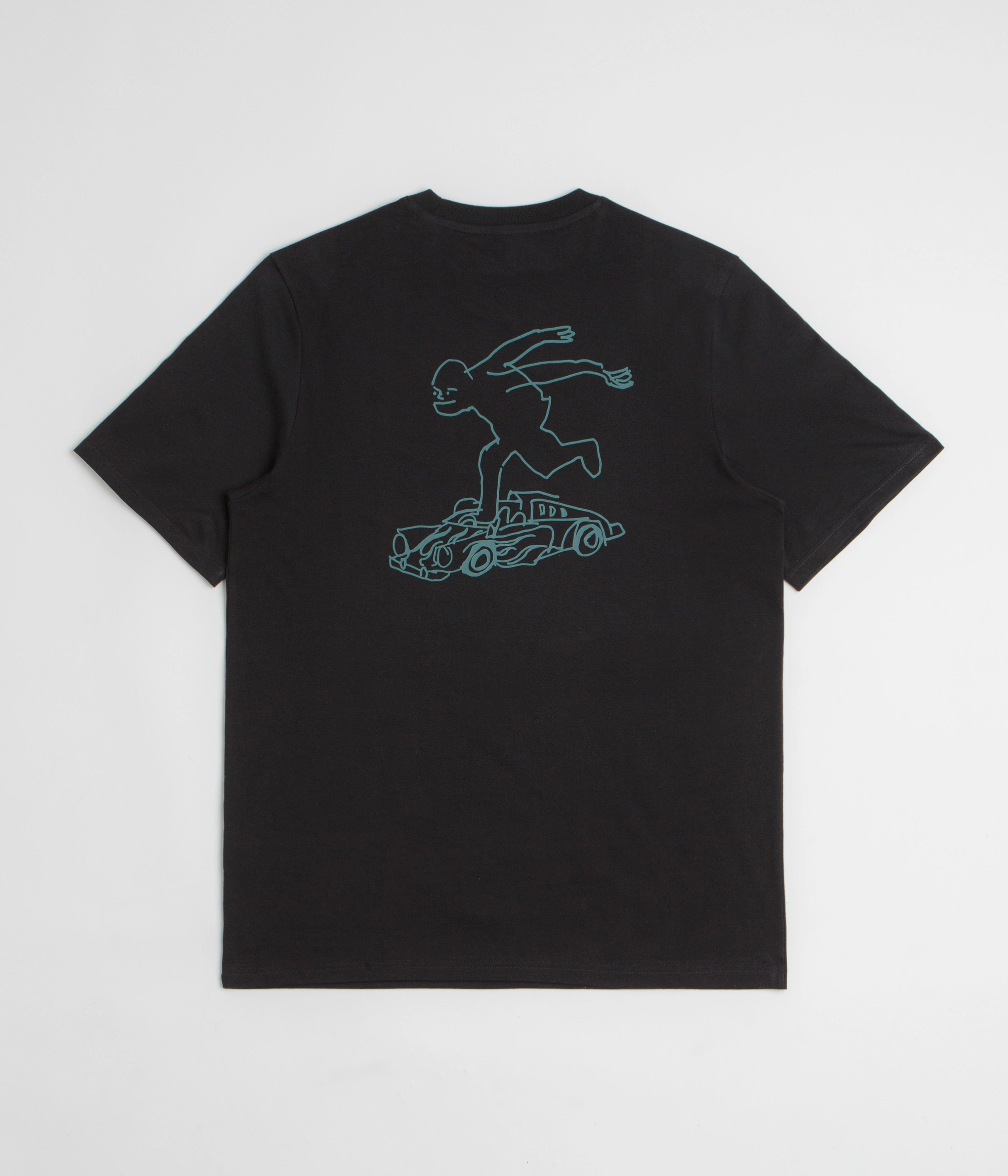 Trendy Adidas Shmoofoil Gonz Speedy T-Shirt - Black / Preloved Teal