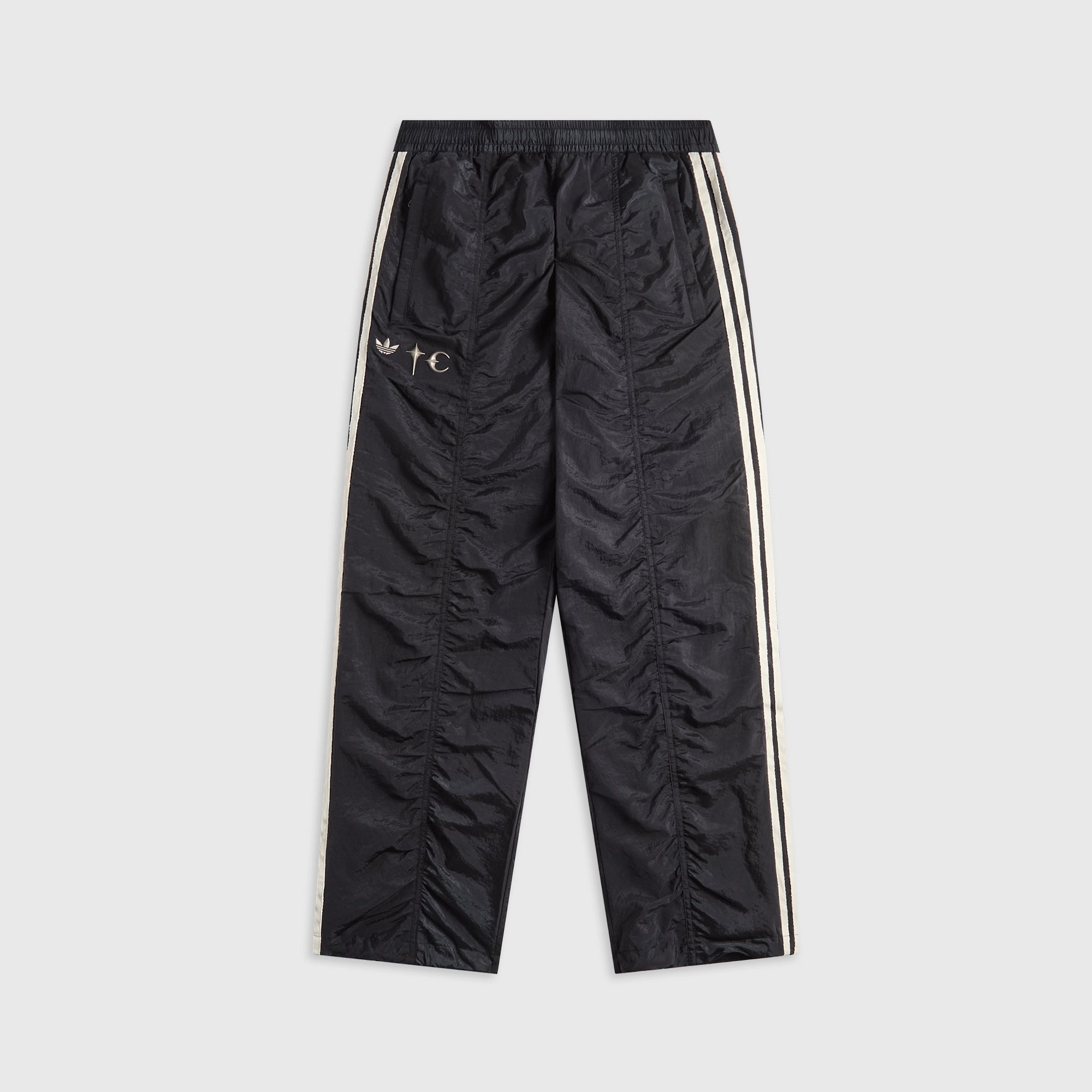 Rugged Comfort Wrinkle Free Fabric adidas x Thug Club Teamgeist Woven Track Pant - Black / Silver Metallic