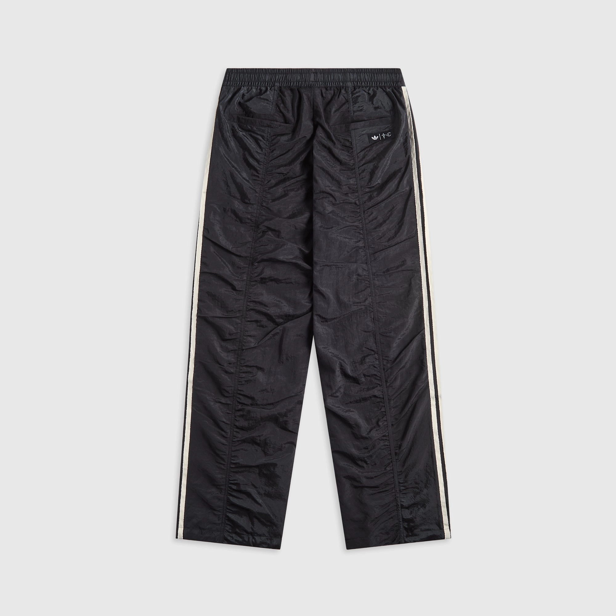 adidas x Thug Club Teamgeist Woven Track Pant - Black / Silver Metallic Slim Stretch