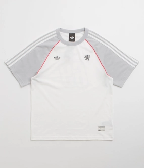 male clothing Adidas x Wall Street x Olympique Lyonnais Jersey - White / Solid Grey / Active Pink