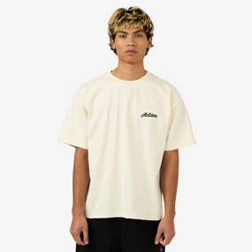 Adidem Asterisks Sounds Cursive T-Shirt Cream Elasticized Three quarter sleeve