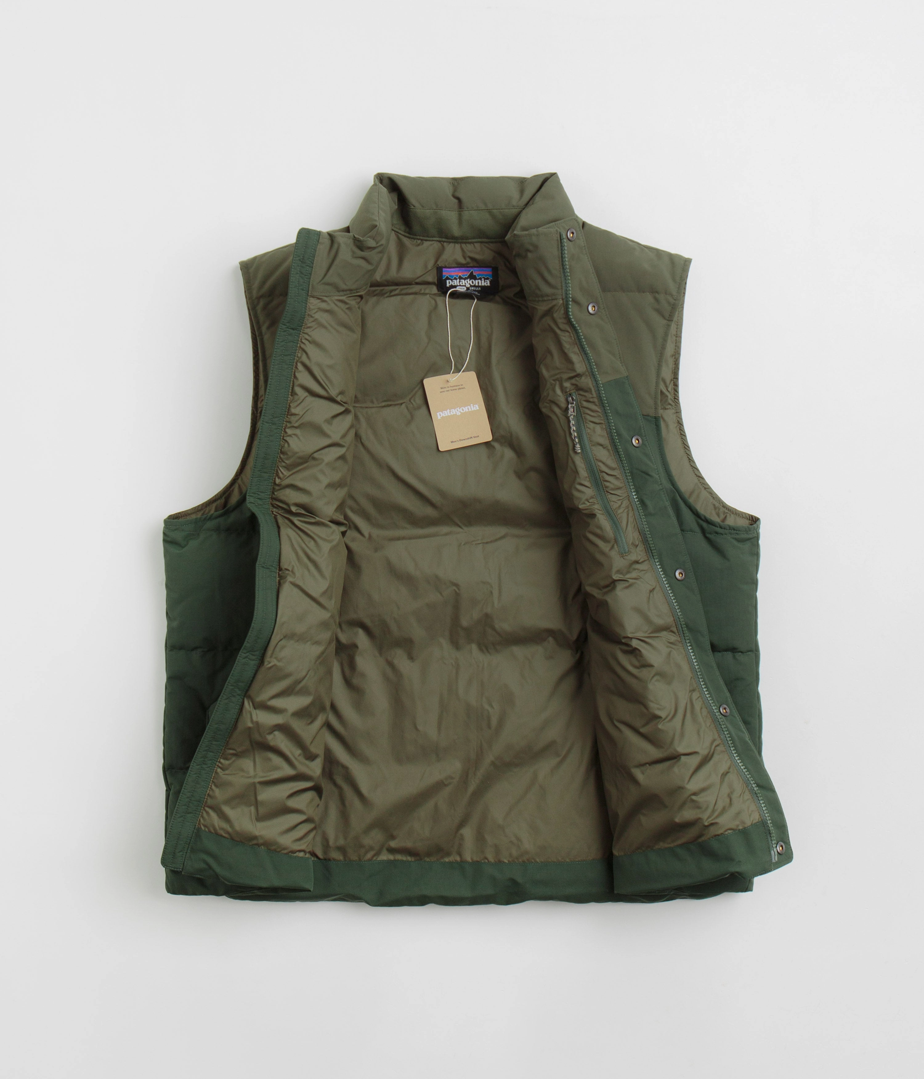 Classic Comfort Patagonia Downdrift Vest - Torrey Pine Green