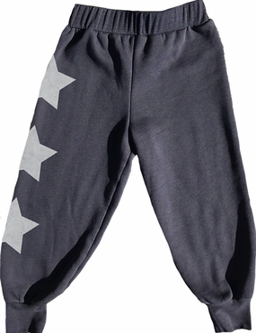Weekend Adventure Kids Rolling Stones Sweatpants In Grey