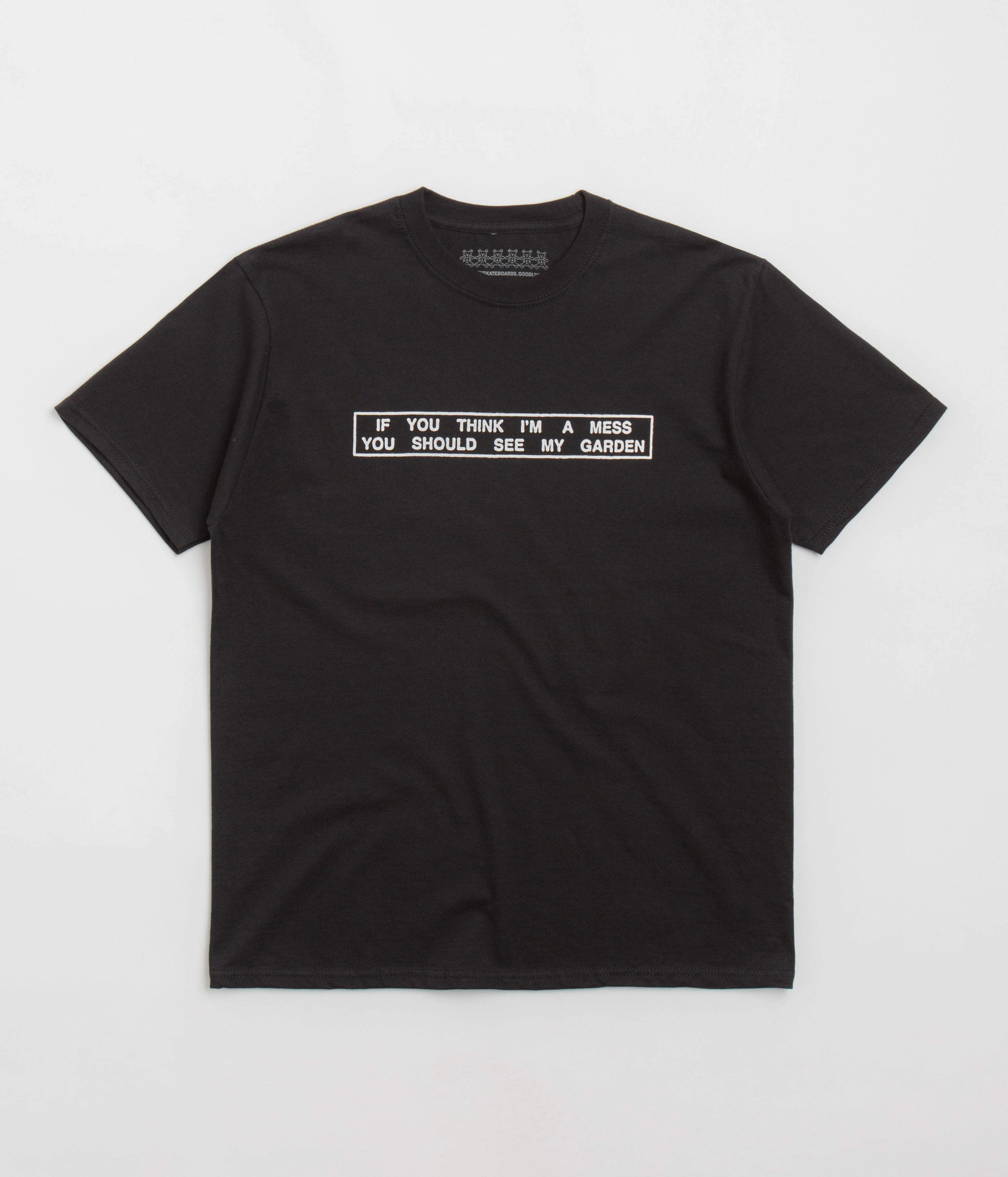 Garden Mess T-Shirt - Black Layering Piece