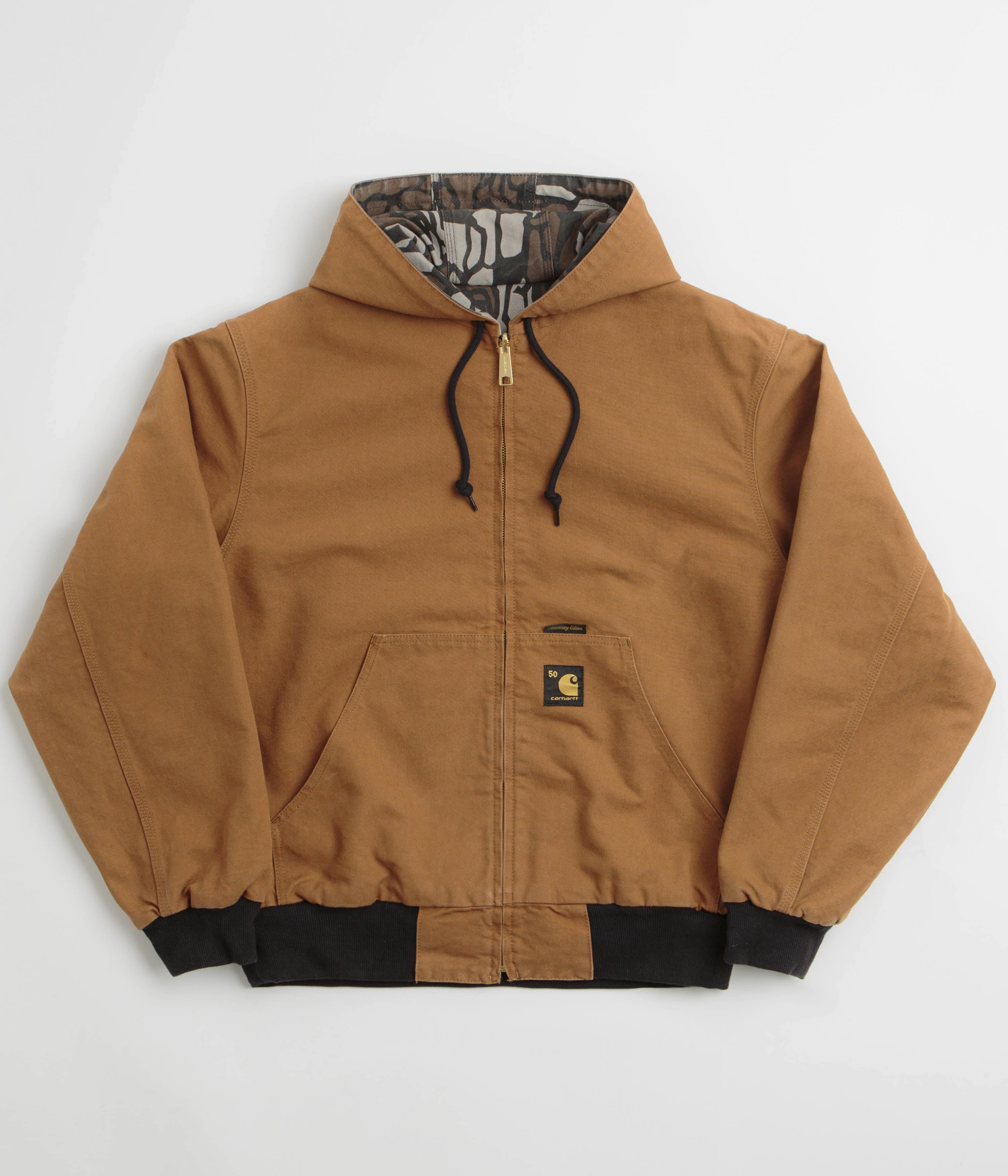 Performance Edge Spark Carhartt Canvas OG Active Jacket - Hamilton Brown / Camo Trebark