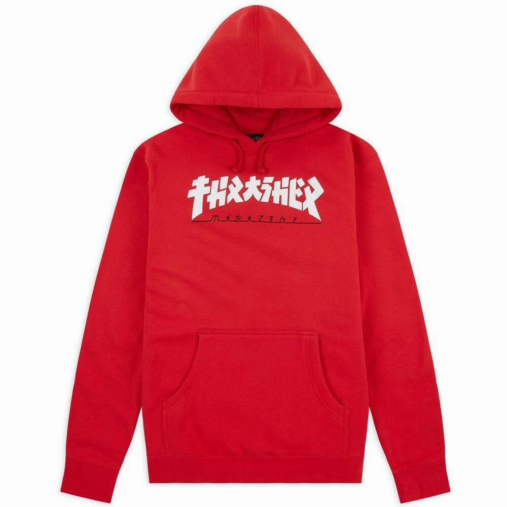 Frog like Thrasher - Godzilla Hoodie Red