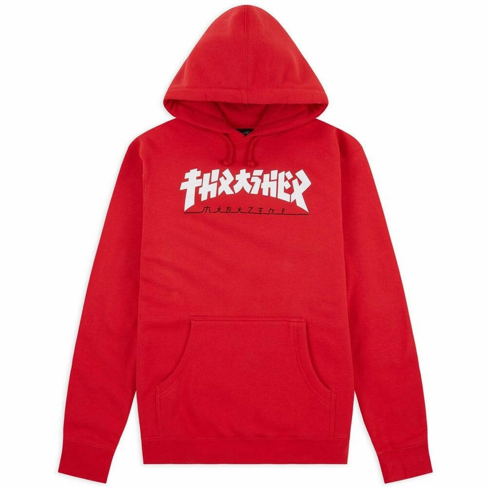 Camel like Thrasher - Godzilla Hoodie Red