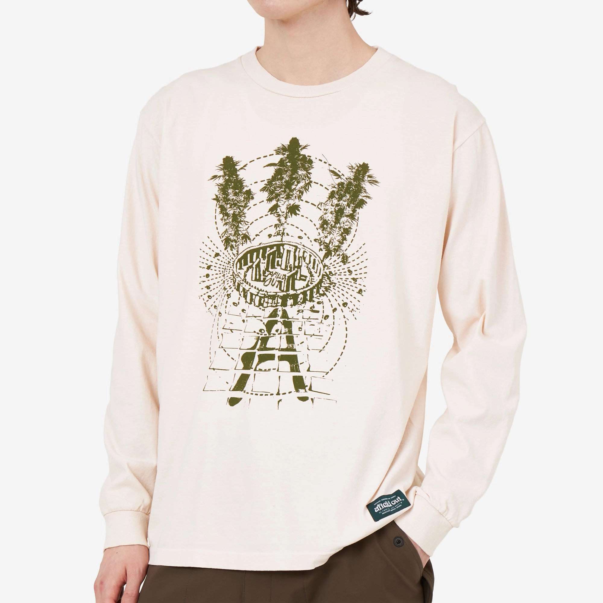 Modernity Bright Colors Afield Out STONE L/S T-Shirt Bone