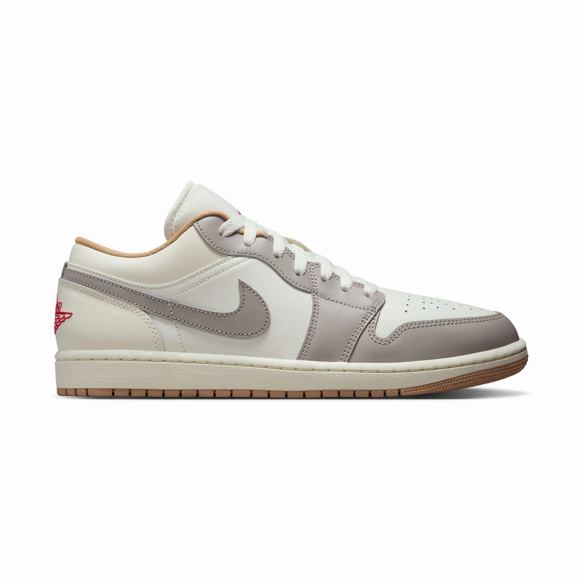 Neutral Colors Air Jordan 1 Low 'Sail College Grey Rattan' Men's Shoes
