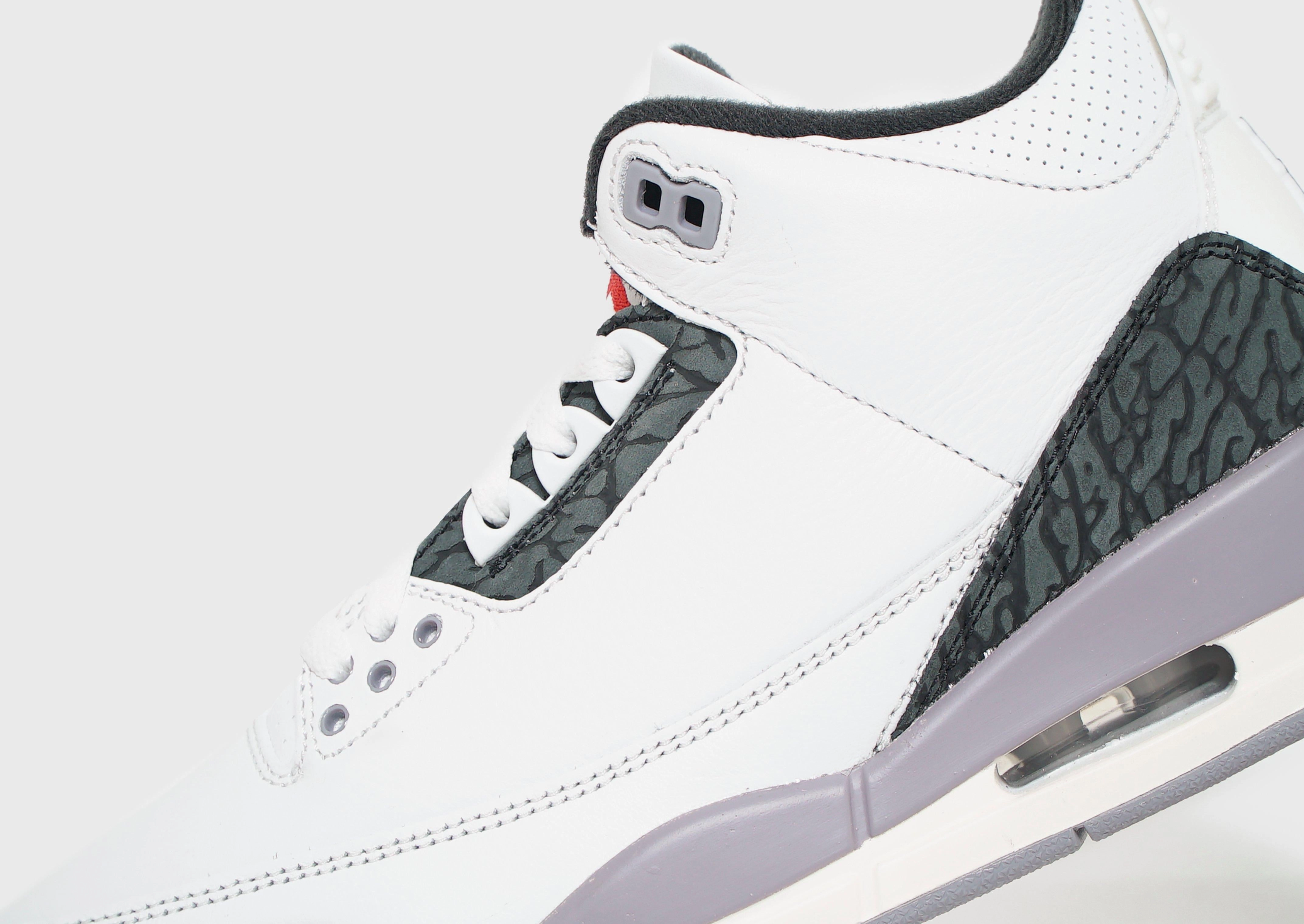 Air Jordan 3 Retro "Cement Grey" High Elasticity Bacterial Inhibition