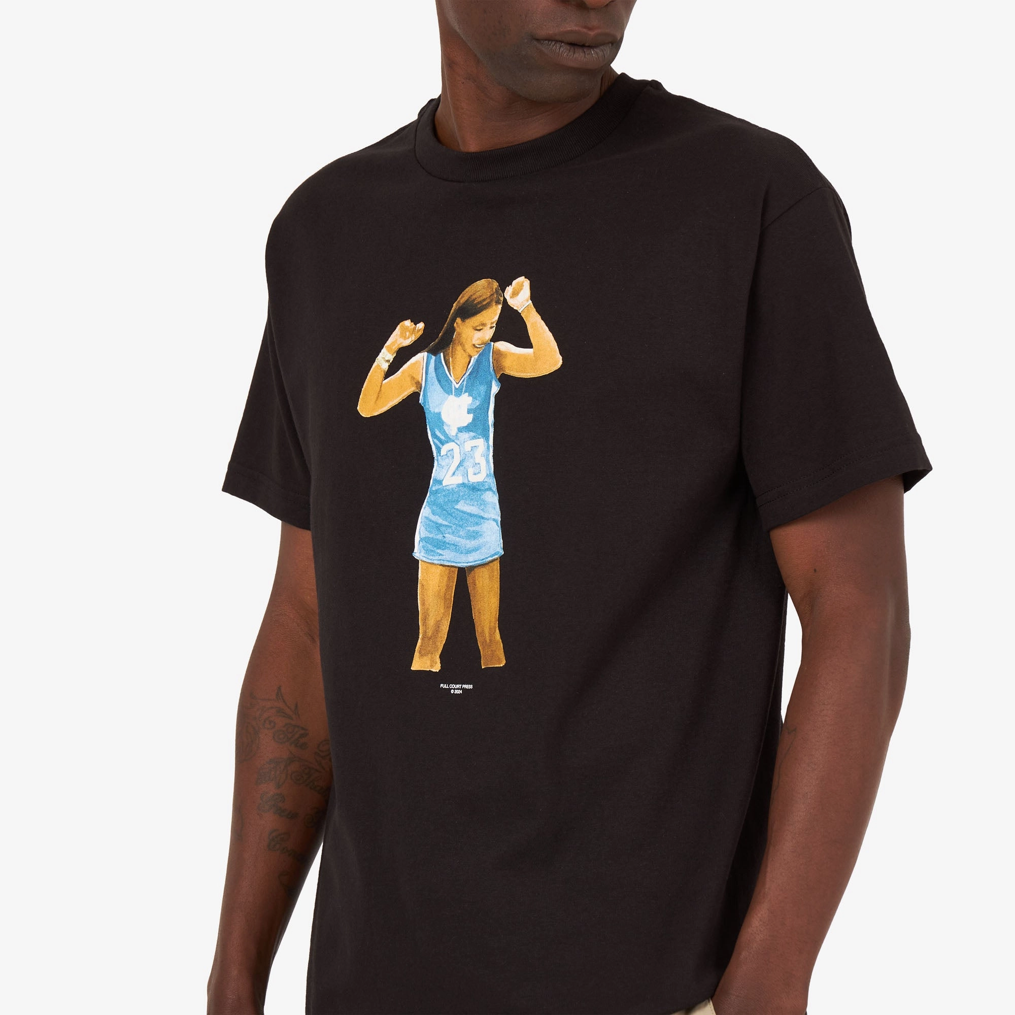 Asian size Full Court Press Mya T-shirt / Black