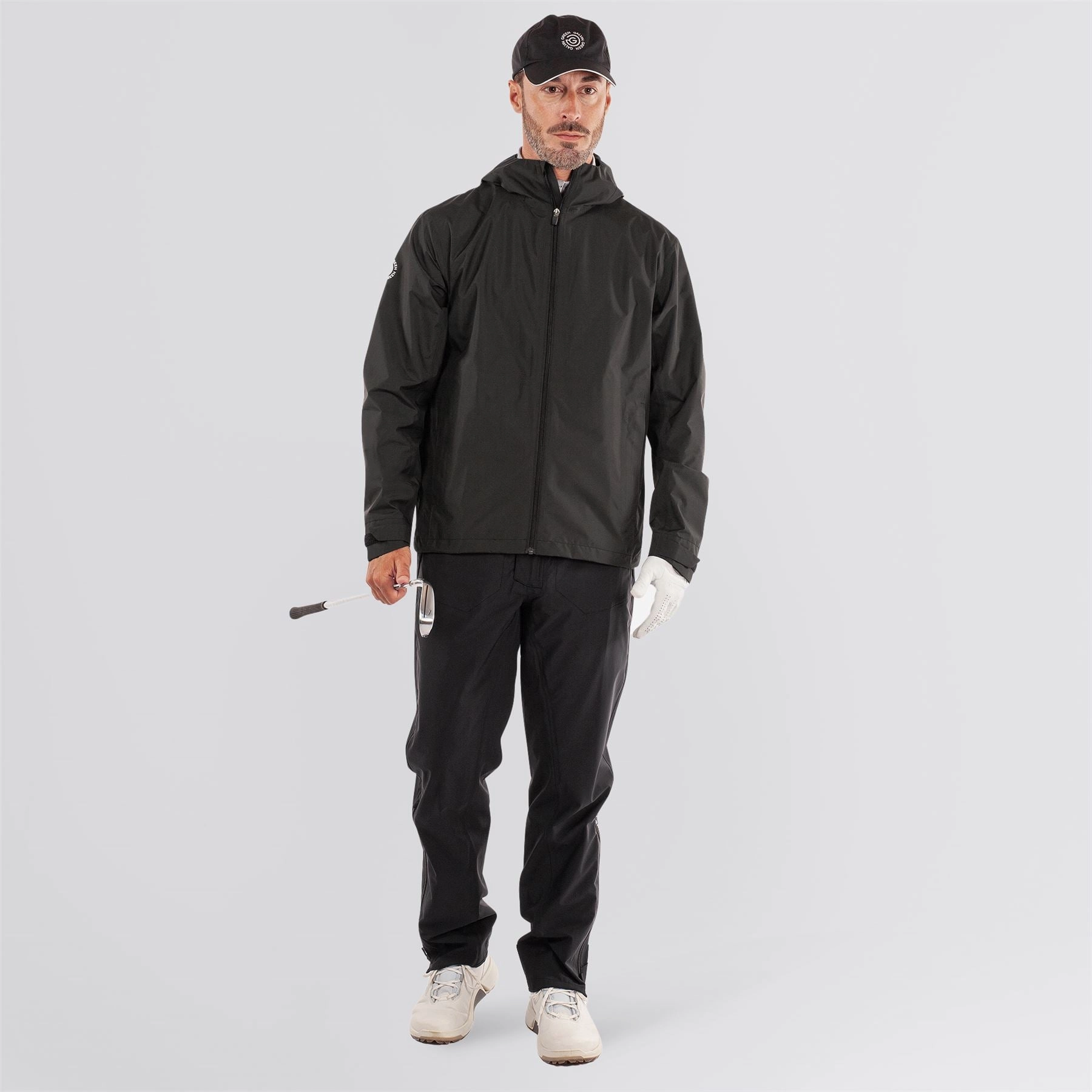 Akron PERTEX Waterproof Jacket Black Reinforced Stitching Weatherproof Protection