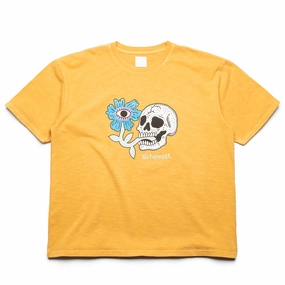 Alchemist Floral Skull Tee - Paprika kids