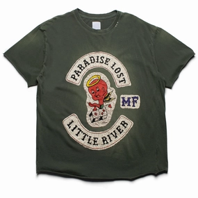 Rural area Lay flat to dry Alchemist Little River Tee - Defender Green