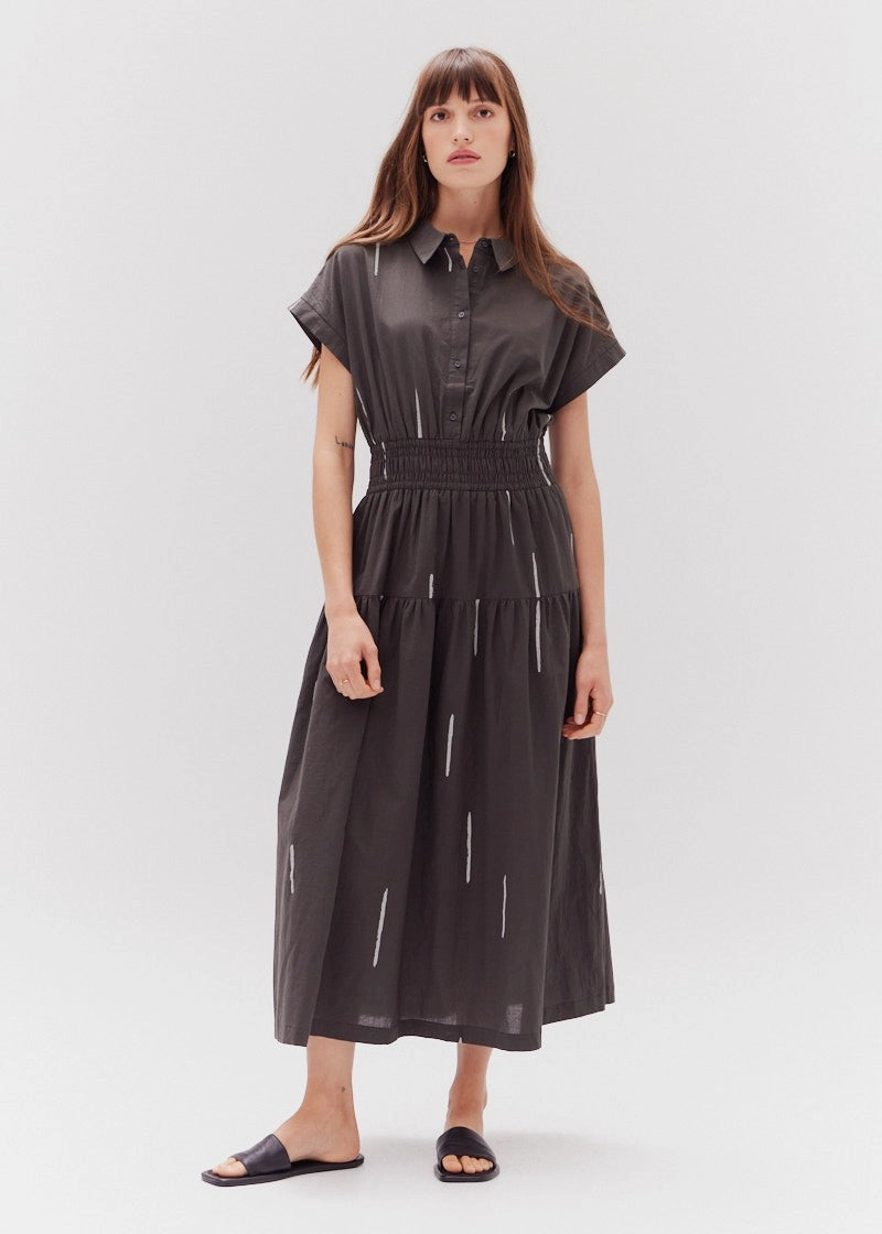 Romantic Vibes ALEXA COTTON PRINT SHIRT DRESS